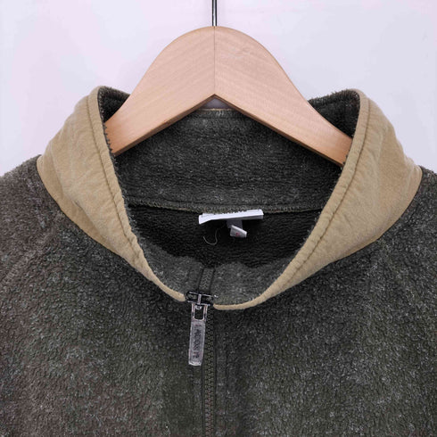 ラコステ LACOSTE POLARTEC ワンポイントロゴ ナイロン切り替え ハーフジップ フリースジャケット メンズ 5