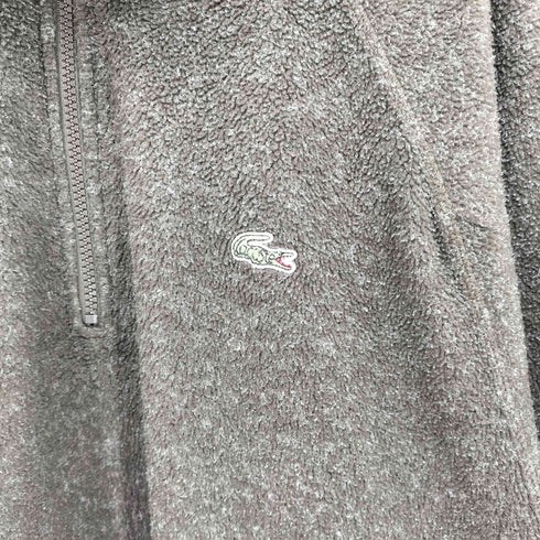 ラコステ LACOSTE POLARTEC ワンポイントロゴ ナイロン切り替え ハーフジップ フリースジャケット メンズ 5