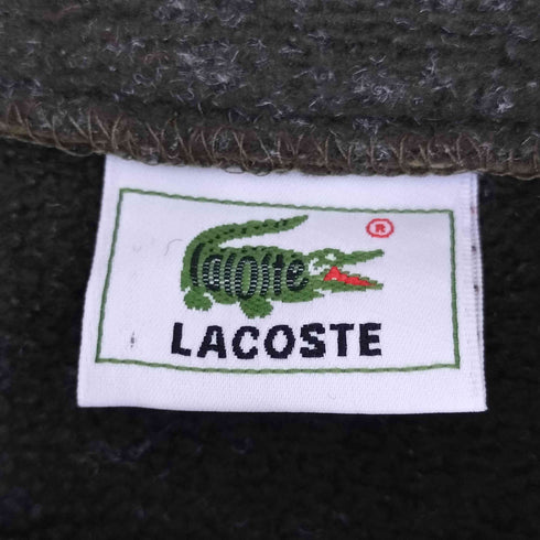 ラコステ LACOSTE POLARTEC ワンポイントロゴ ナイロン切り替え ハーフジップ フリースジャケット メンズ 5