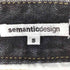 semantic design ジップデザイン ブーツカットフレアデニム Y2K メンズ S