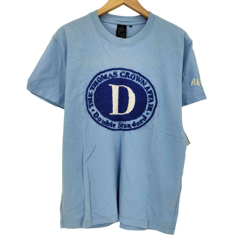 ダブルスタンダードクロージングヒム D/him 3Dロゴ刺繍 S/S クルーネック Tシャツ メンズ JPN:48
