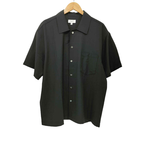 BLUETOWN ウール S/S オープンカラー シャツ メンズ JPN:L