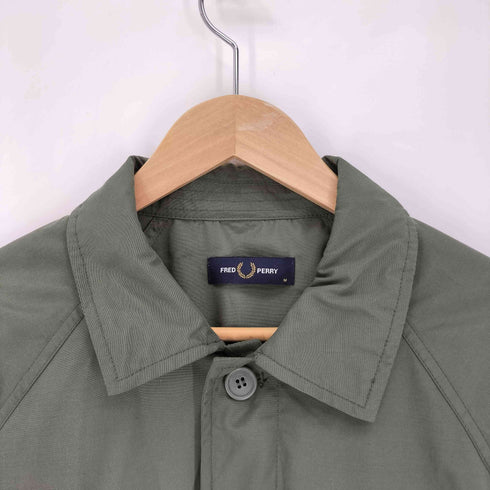 フレッドペリー FRED PERRY Raglan Utility Overshirt ラグラン ユーティリティ オーバーシャツ メンズ import:M