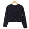 トリココムデギャルソン tricot COMME des GARCONS AD1991 メルトンノーカラーカーディガン レディース