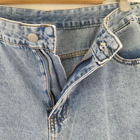 2WAYデザイン ワイドデニムパンツ レディース