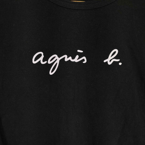 アニエスベー agnes b. ロゴプリント L/S カットソー レディース Tィ
