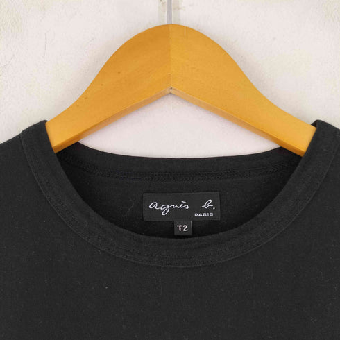 アニエスベー agnes b. ロゴプリント S/S カットソー レディース T2