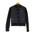 ポロラルフローレン POLO RALPH LAUREN キルティング 切替 ノーカラー ニットジャケット レディース JPN:S