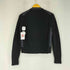 ポロラルフローレン POLO RALPH LAUREN キルティング 切替 ノーカラー ニットジャケット レディース JPN:S