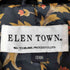 ELEN TOWN 裏地総柄フェイクスエードロングコート レディース 13BR