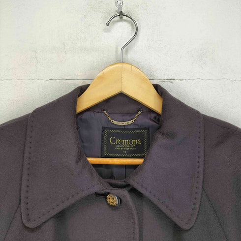 CREMONA pure cashmere カシミヤ100 ステンカラーコート レディース 9