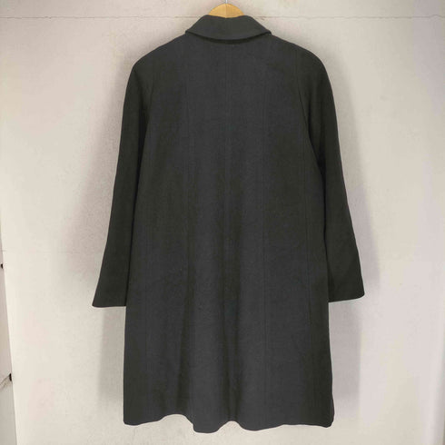 pure cashmere カシミヤ100 比翼ステンカラーコート レディース 11AR