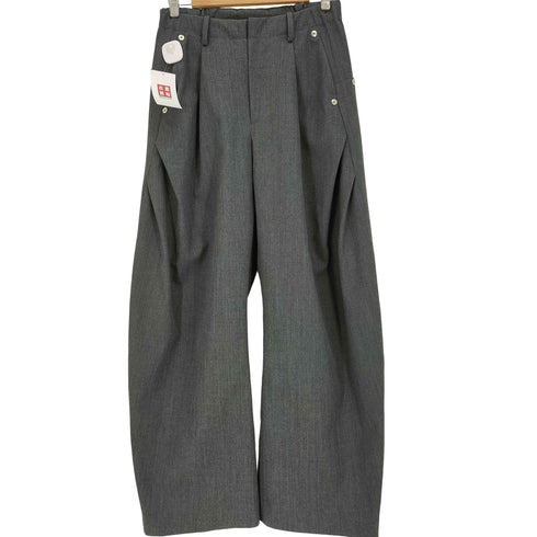 コンズ CONZ curve leg trousers カーブ レッグ トラウザーズ メンズ JPN:2