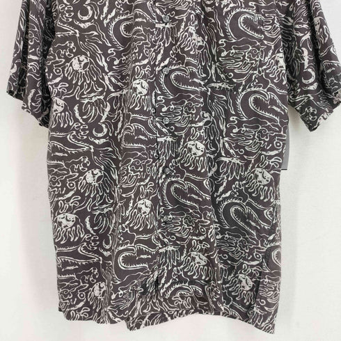 ポロバイラルフローレン Polo by RALPH LAUREN CRAYTON 総柄 オープンカラー S/S シャツ メンズ JPN:M