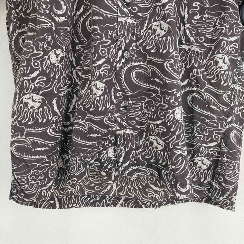 ポロバイラルフローレン Polo by RALPH LAUREN CRAYTON 総柄 オープンカラー S/S シャツ メンズ JPN:M