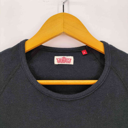 ハリウッドランチマーケット HOLLYWOOD RANCH MARKET スリーブロゴ刺繍 ロングスリーブTシャツ レディース 1