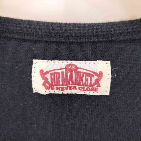 ハリウッドランチマーケット HOLLYWOOD RANCH MARKET スリーブロゴ刺繍 ロングスリーブTシャツ レディース 1
