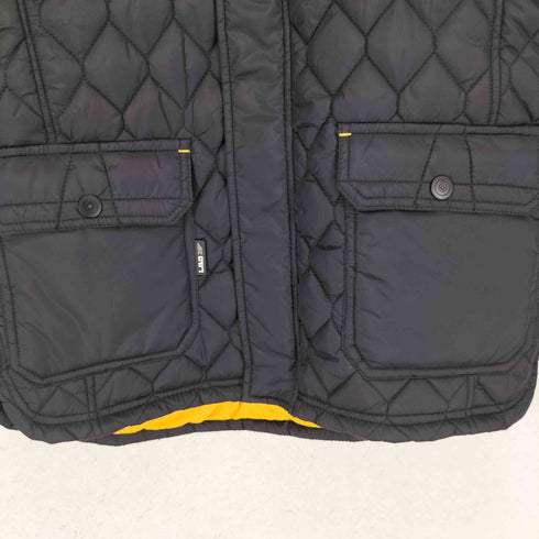 LGD FLYING ロゴ刺繍キルティング中綿ジャケット メンズ S