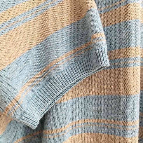 ナナミカ nanamica Stripe Polo Sweater メンズ JPN:L