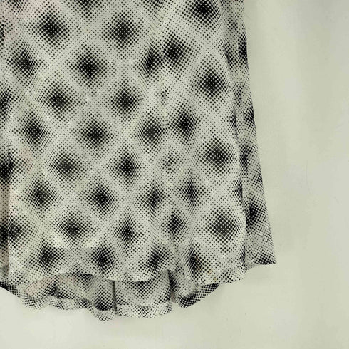 mm maille 刺繍入り ドット シアースカート レディース 64