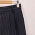ミューズデドゥーズィエムクラス MUSE de Deuxieme Classe 23AW WOOL SERGE SAGGER ストライプ柄 ウールスラックスパンツ レディース 34