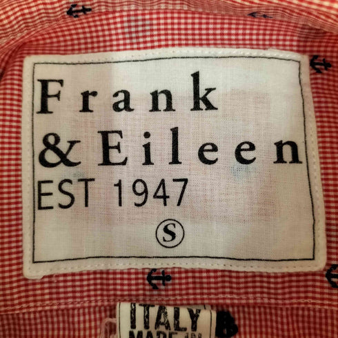 フランクアンドアイリーン Frank&Eileen ギンガムチェック アンカー刺繍 シャツ レディース S
