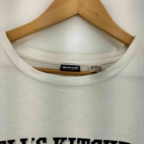 ショット Schott USA製 HELLS KITCHEN NEW YORK プリント シングルステッチ S/S クルーネック Tシャツ メンズ import:M