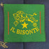 イルビゾンテ IL BISONTE ロゴ刺繍 裏地斜めボーダー ネクタイ メンズ