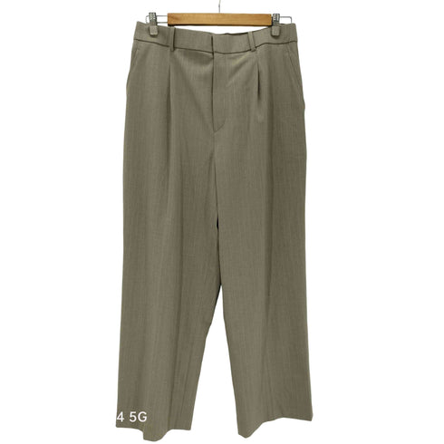 ユニクロ UNIQLO ストライプ タックワイドパンツ レディース JPN:XL