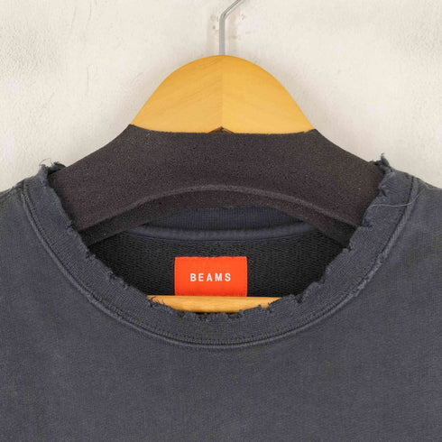 ビームス BEAMS カットオフ クルーネック スウェット メンズ JPN:M