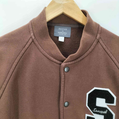 エディフィス EDIFICE 22AW 22AW Sweat award jacket コラボ スウェット アワード ジャケット スタジャン メンズ JPN:M