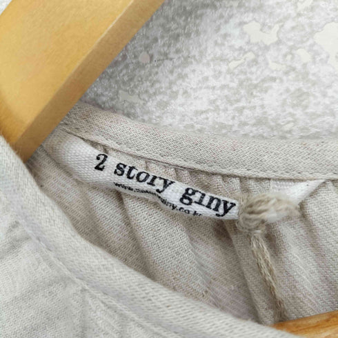 2 STORY GINY レースフリル ティアード ロングワンピース レディース