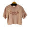 コーチ COACH カーシヴ シグネチャー クロップド Tシャツ レディース JPN:S
