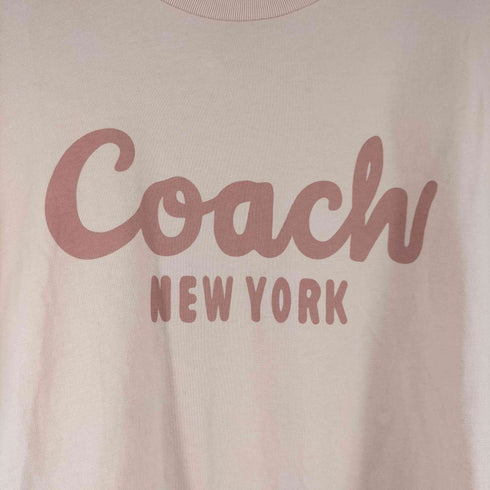 コーチ COACH カーシヴ シグネチャー クロップド Tシャツ レディース JPN:S