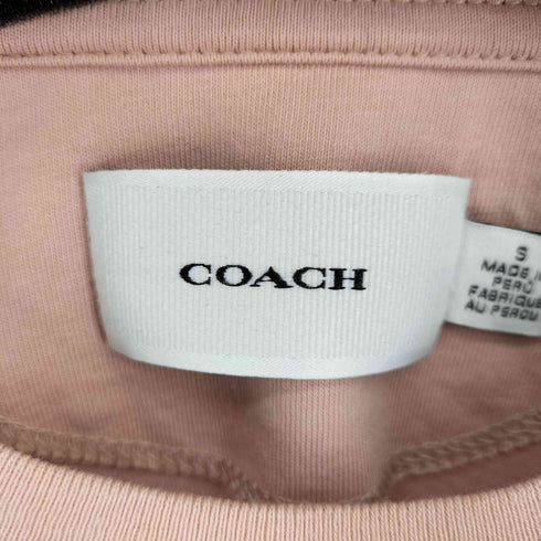 コーチ COACH カーシヴ シグネチャー クロップド Tシャツ レディース JPN:S