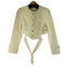 MELLY バックオープン ノーカラー ジャケット レディース JPN:M