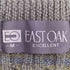 80-90S EAST OAK ケーブルニット ボーダー クルーネック ニット セーター メンズ JPN:M