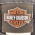 ハーレーダビッドソン HARLEY-DAVIDSON USA製 イーグル バイク プリント コピーライト2014 S/S クルーネック Tシャツ メンズ import:XL
