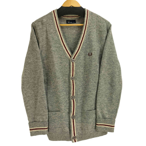 フレッドペリー FRED PERRY ストライプ ニットカーディガン メンズ JPN:L