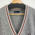 フレッドペリー FRED PERRY ストライプ ニットカーディガン メンズ JPN:L