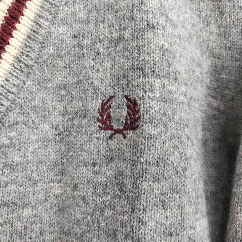 フレッドペリー FRED PERRY ストライプ ニットカーディガン メンズ JPN:L