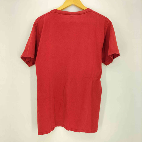 FRUIT OF THE LOOMボディ バンド プリント S/S クルーネック Tシャツ メンズ import:XL