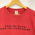 FRUIT OF THE LOOMボディ バンド プリント S/S クルーネック Tシャツ メンズ import:XL