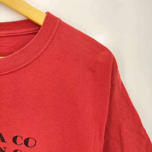 FRUIT OF THE LOOMボディ バンド プリント S/S クルーネック Tシャツ メンズ import:XL