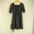 シンシアローリー Cynthia Rowley シルク100 シースルー パフスリーブ ワンピース レディース 2