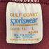 90S GULF COAST SPORTSWEARボディ SENIOR CLASS 1976 S/S シングルステッチ クルーネック Tシャツ メンズ import:L