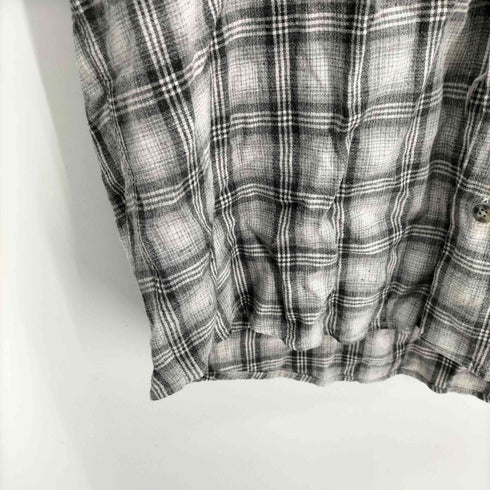 クレイボーン Claiborne シャドーチェック オンブレ レーヨンシャツ メンズ import:M