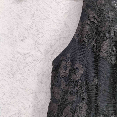 シンシアローリー Cynthia Rowley ビジュー装飾 ボタニカル柄レース キャミソールワンピース レディース 2