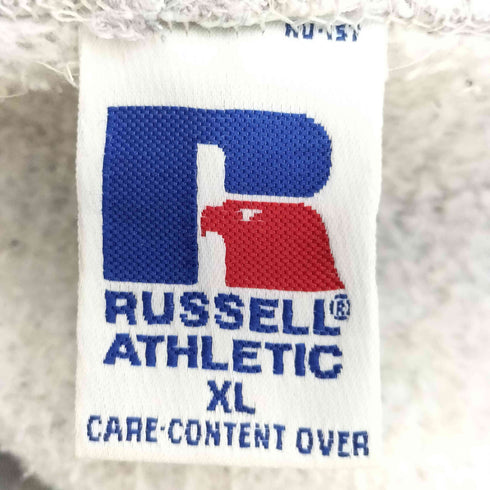 ラッセルアスレチック RUSSELL ATHLETIC 90S 裏起毛 ブランク スウェット ジップアップ パーカー メンズ import:XL