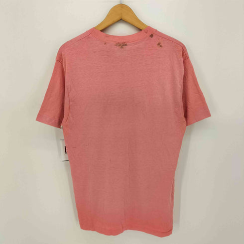 ヘインズ Hanes 80s USA製 Fifty-Fifty TOGETHER WE CAN DO IT メッセージプリント クルーネック Tシャツシングルステッチ メンズ import:L